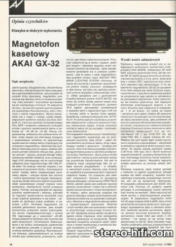 Mai multe informații despre "Akai GX-32"