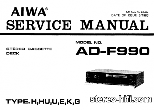 Więcej informacji o „Aiwa AD-F990”