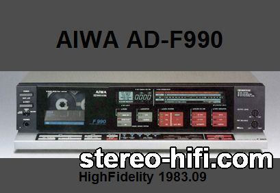 Więcej informacji o „AIWA AD-F990”