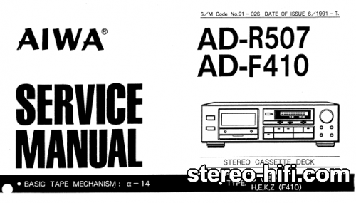 Więcej informacji o „Aiwa AD-F410, AD-R507”