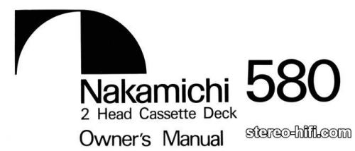 Więcej informacji o „Nakamichi 580”
