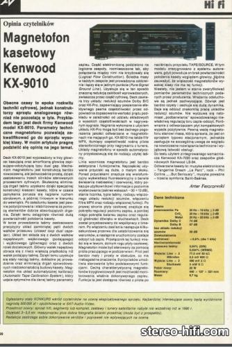 Mai multe informații despre "Kenwood KX-9010"