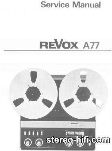 Mai multe informații despre "Revox A77"