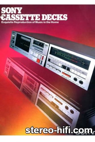 Więcej informacji o „Sony Cassette Decks Catalog 1981”