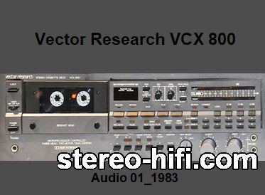 Więcej informacji o „Vector Research VCX 800 - Audio (1983.01)”