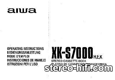 Więcej informacji o „Aiwa XK-S7000”