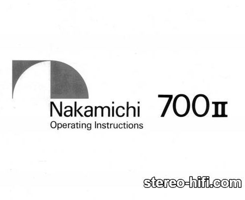 Więcej informacji o „Nakamichi 700 II”