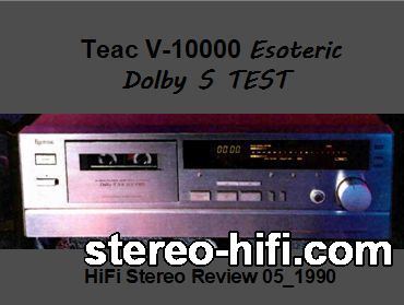 Więcej informacji o „HiFiSR 1990_05 - Dolby S - TEAC V10000”