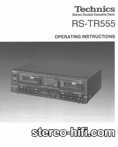 Więcej informacji o „Technics RS-TR555”