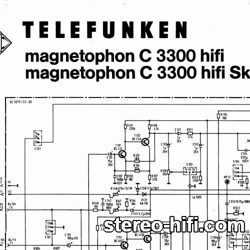 Więcej informacji o „Telefunken Magnetophon C3300”