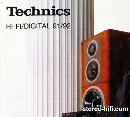 Więcej informacji o „Technics - HiFi/Digital 91/92”