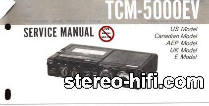 Więcej informacji o „Sony TCM-5000EV”