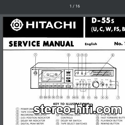 Więcej informacji o „Hitachi D-55S”