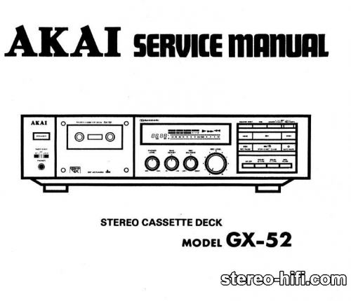 Więcej informacji o „Akai GX-52”