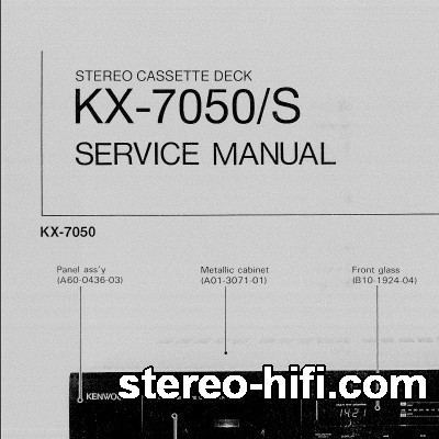 Więcej informacji o „Kenwood KX-7050, KX-7050S”