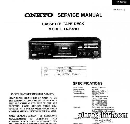 Więcej informacji o „Onkyo TA-6510”
