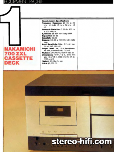 Więcej informacji o „Nakamichi 700ZXL test Audio(usa) 1-1982”