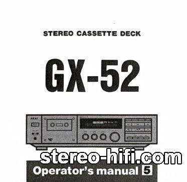 Więcej informacji o „Akai GX-52”