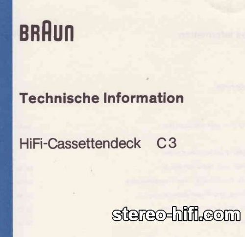 Więcej informacji o „Braun C3”