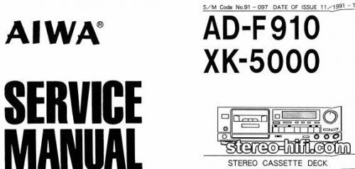 Więcej informacji o „Aiwa AD-F910, XK-5000”