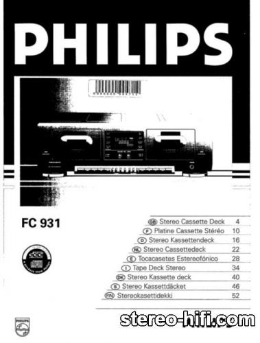 Więcej informacji o „Philips FC-931”