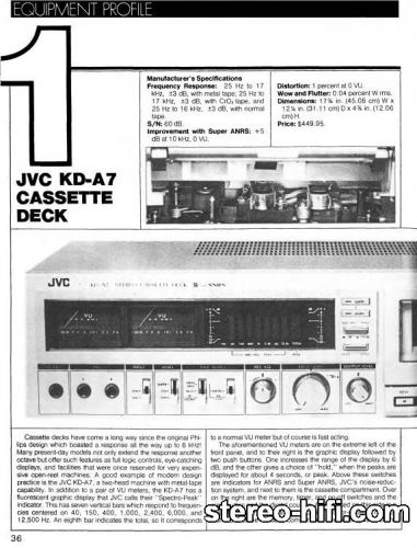 Więcej informacji o „JVC KD-A7 test Audio(usa) 5-1981”