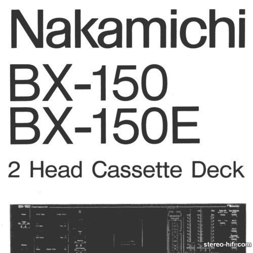 Więcej informacji o „Nakamichi BX-150”