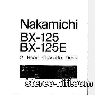 Więcej informacji o „Nakamichi BX-125”
