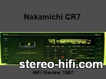 Mai multe informații despre "Nakamichi CR7"