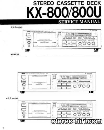 Więcej informacji o „Yamaha KX-800”