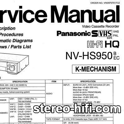 Więcej informacji o „Panasonic NV-HS950”