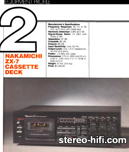 Więcej informacji o „Nakamichi ZX-7 test Audio(usa) 5-1982”