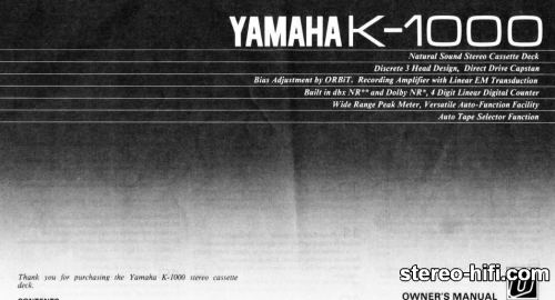 Więcej informacji o „Yamaha K-1000”