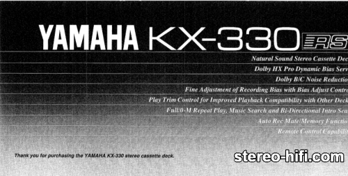 Więcej informacji o „Yamaha KX-330”