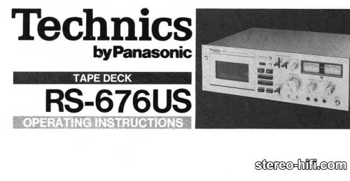 Więcej informacji o „Technics RS-676US”