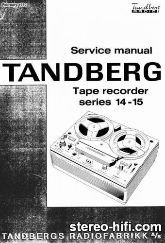 Więcej informacji o „Tandberg series 14-15”