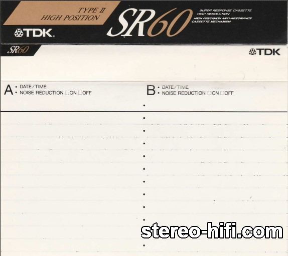 TDK SR C60 1990