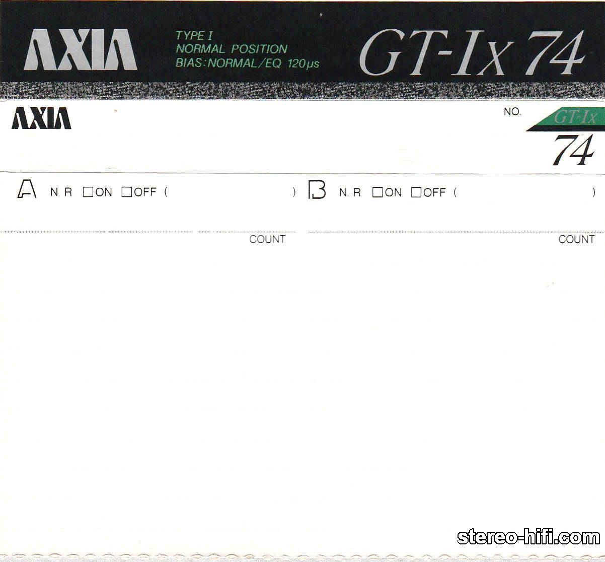 AXIA GT-Ix C74 - 1989