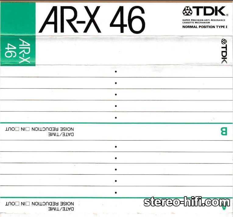 TDK AR-X C46 1987-89 JP