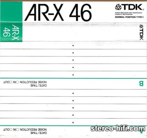 Więcej informacji o „TDK AR-X C46 1987-89 JP”