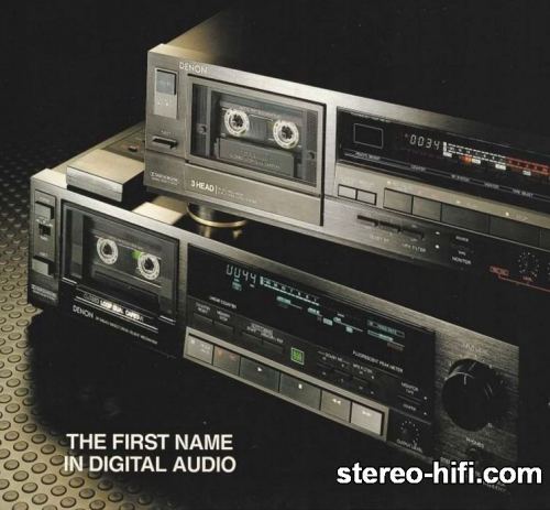 Więcej informacji o „DENON - cassette decks 1989r”