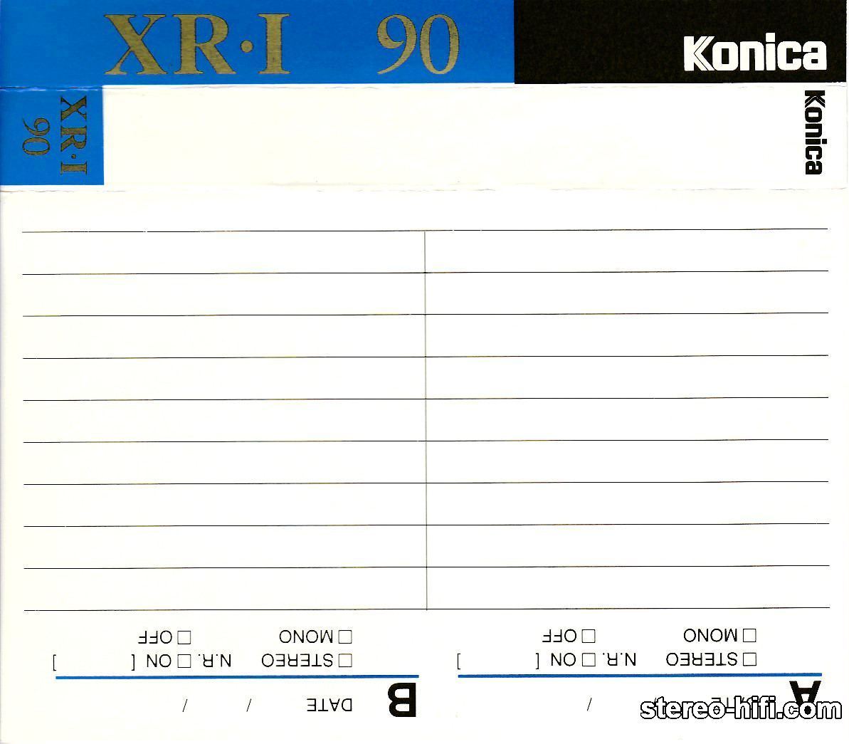 KONICA XR-I C90 - 1990r