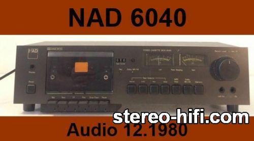 Więcej informacji o „NAD 6040 Audio 12.1980”