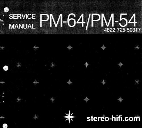 Więcej informacji o „Marantz PM64 / PM54 - service manual”