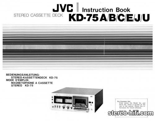 Więcej informacji o „JVC KD-75”