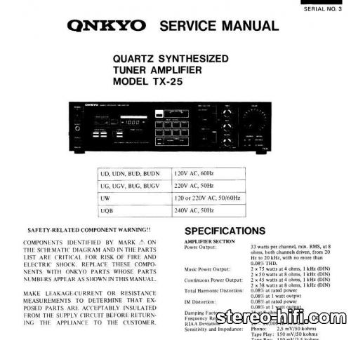 Więcej informacji o „Onkyo TX-25”