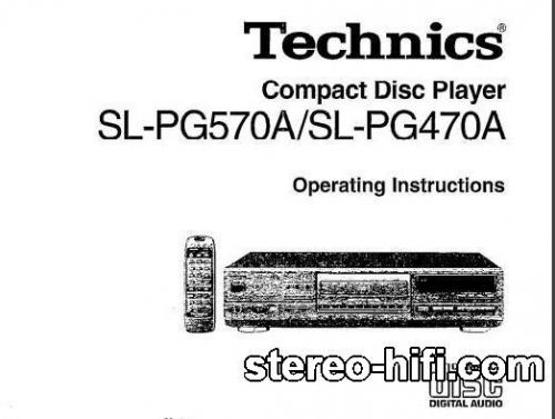 Więcej informacji o „Technics SL-PG470A, SL-PG570A”
