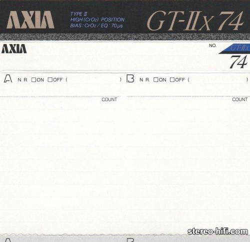Więcej informacji o „AXIA GT-IIx C74 1989 JP”