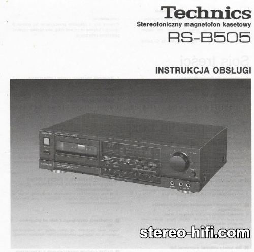 Mai multe informații despre "Technics RS-B505"