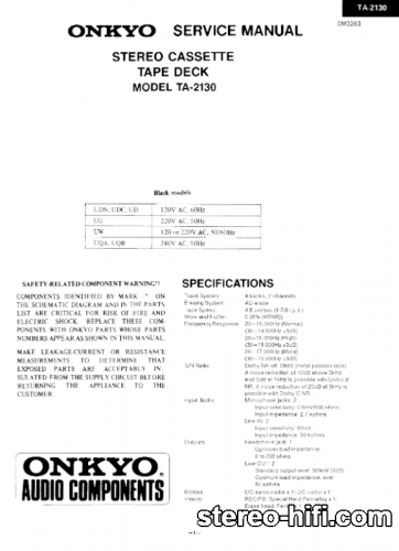 Więcej informacji o „Onkyo TA-2130”